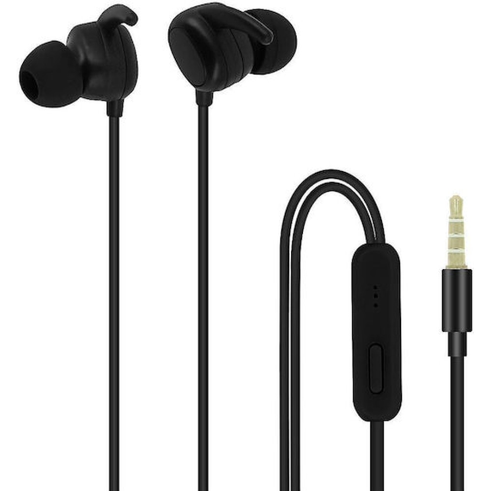 Ακουστικά Setty Sport In-ear Handsfree - Μαύρο