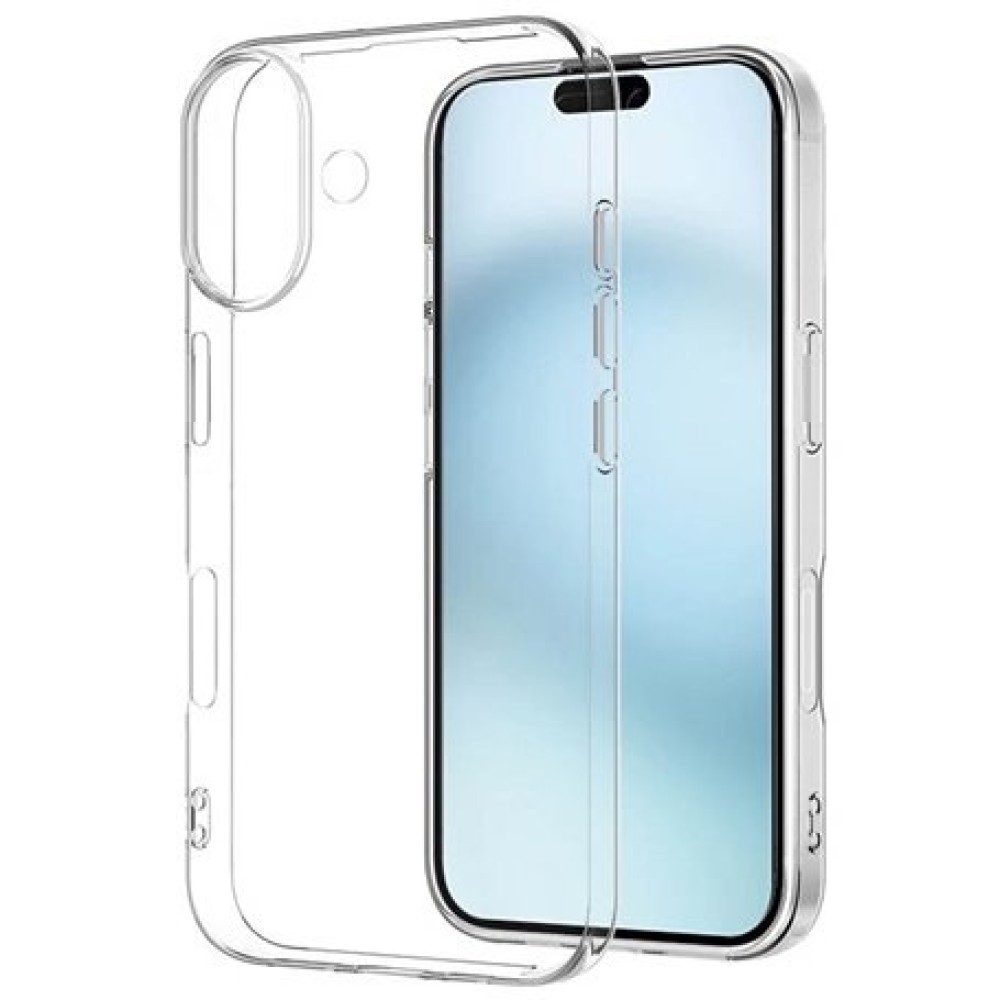 Θήκη TPU Σιλικόνης 2mm για iPhone 16 Plus - Διάφανο