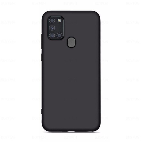 Θήκη TPU Σιλικόνης για Samsung Galaxy A21s - Μαύρο