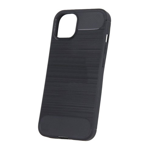 Θήκη TPU Σιλικόνης Carbon Style για iPhone 16 Pro - Μαύρη