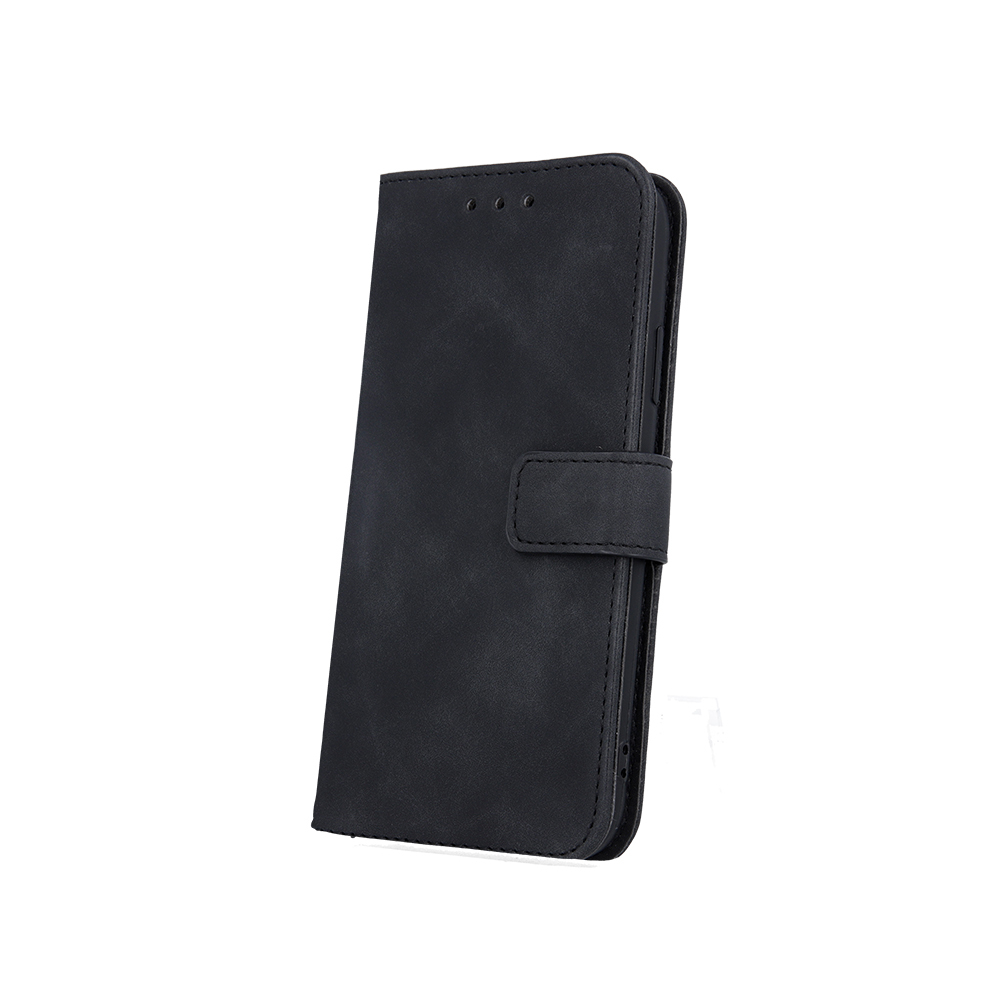Θήκη Book Velvet Style με Λουράκι για Samsung Galaxy S21 FE - Μαύρο