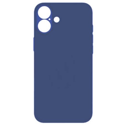 Θήκη TPU Σιλικόνης με Υφασμάτινη Επένδυση για iPhone 17 - Σκούρο Μπλε