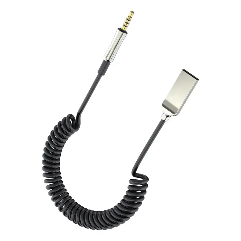 Sunix Bluetooth Audio Δέκτης με Καλώδιο Aux Αρσενικό 3.5mm - Μαύρο