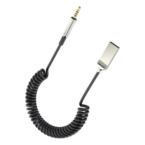 Sunix Bluetooth Audio Δέκτης με Καλώδιο Aux Αρσενικό 3.5mm - Μαύρο