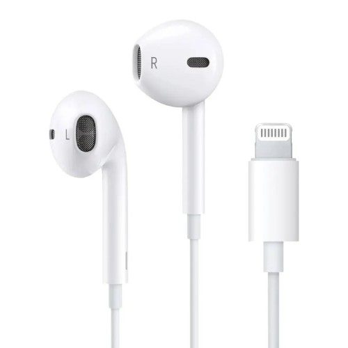 Sunix Ενσύρματα Ακουστικά In-Ear Handsfree με Βύσμα Lighting - Λευκό