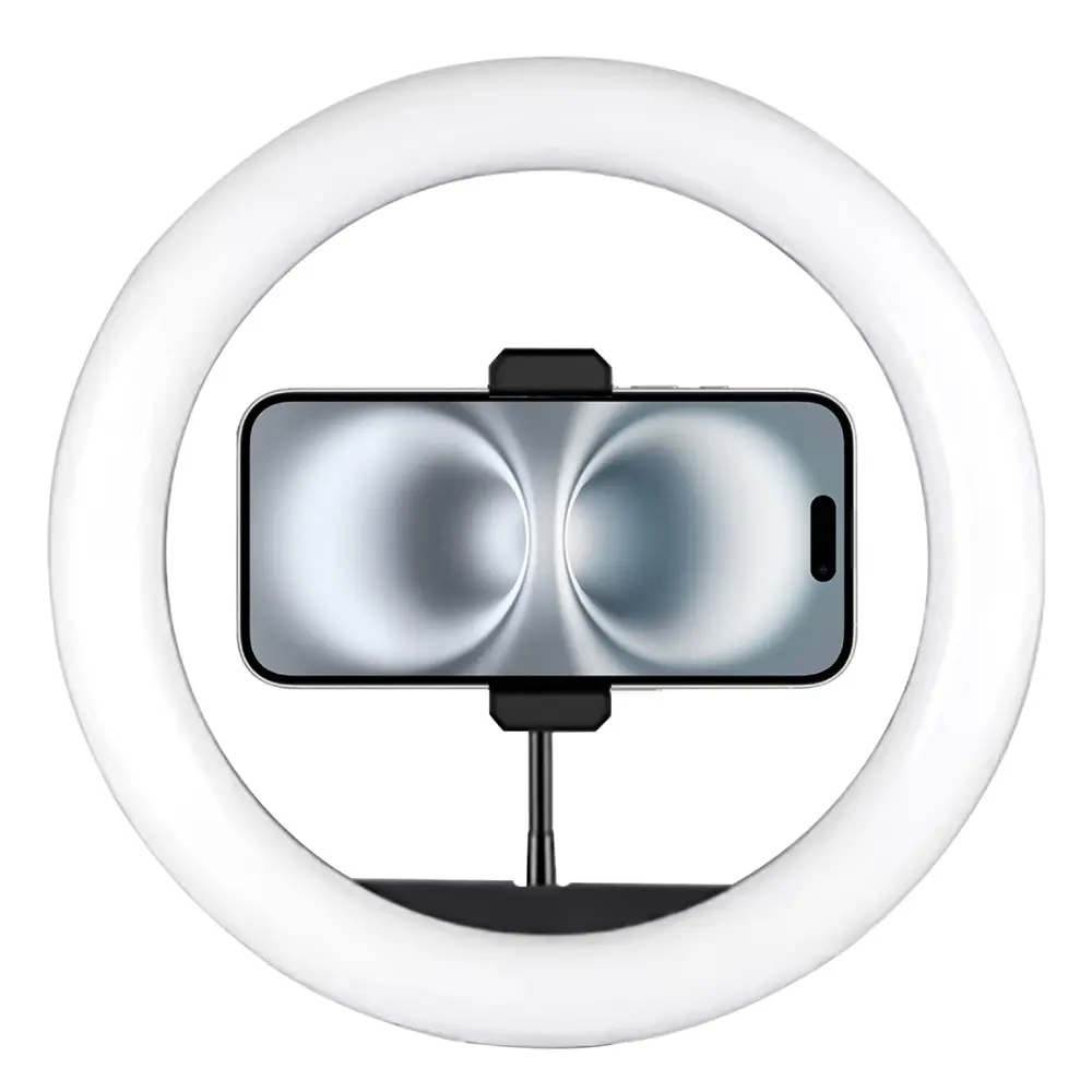 Sunix RGB LED Ring Light 36cm με Τρίποδο / Βάση για Κινητό - Μαύρο MJ36