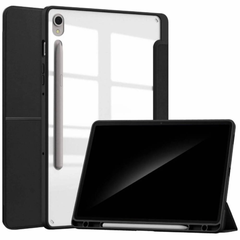Θήκη Tablet Book Style Symmetry με Θέση για Πενάκι για  iPad Pro 11 2024 / 2025 / 2026 - Μαύρο