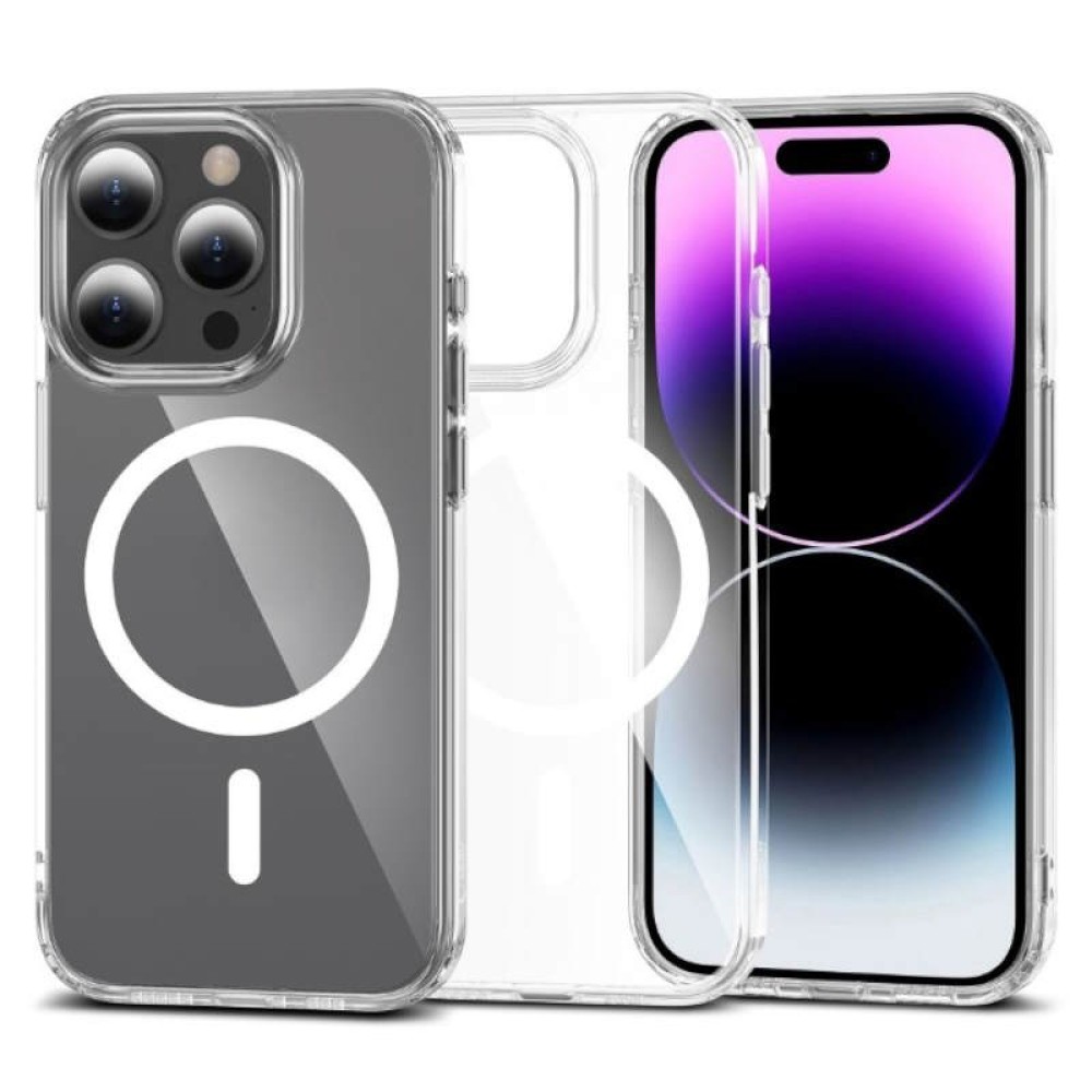 Tech-Protect Σκληρή Θήκη FlexAir Hybrid με MagSafe για iPhone 15 Pro - Διάφανη