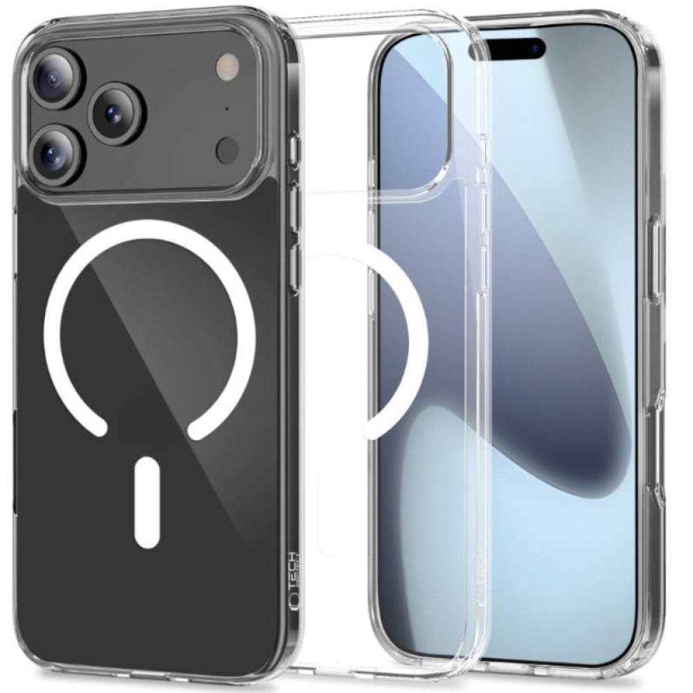 Tech-Protect Σκληρή Θήκη FlexAir Hybrid με MagSafe για iPhone 17 Pro / 18 Pro - Διάφανη