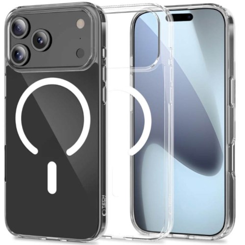 Tech-Protect Σκληρή Θήκη FlexAir Hybrid με MagSafe για iPhone 17 Pro / 18 Pro - Διάφανη