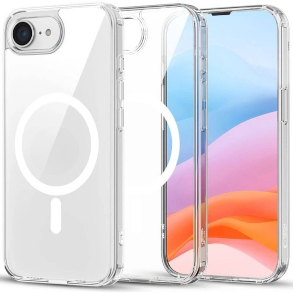 Tech-Protect Σκληρή Θήκη FlexAir Hybrid με MagSafe για iPhone 16e / 17e - Διάφανη