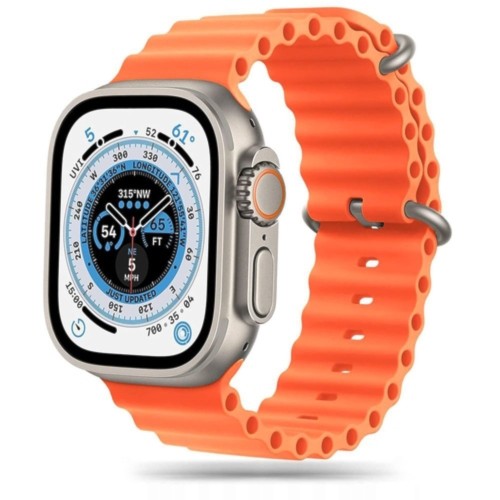 Tech-Protect Λουράκι Iconband Pro για Apple Watch 42 / 44 / 45 / 49 - Πορτοκαλί