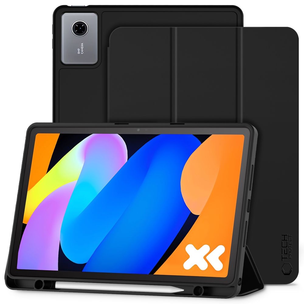 Tech-Protect Θήκη Trifold με Θέση για Πενάκι για Lenovo Idea Tab 11.0 TB336FU / TB336ZU - Μαύρο