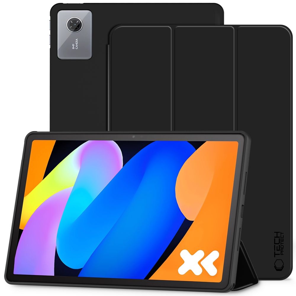 Tech-Protect SmartCase Θήκη Trifold για Lenovo Idea Tab 11.0 TB336FU / TB336ZU - Μαύρο