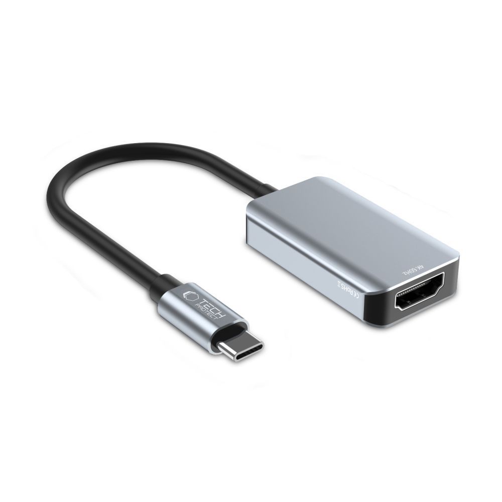 Tech-Protect UltraBoost Αντάπτορας Type C Αρσενικό σε  HDMI Θηλυκό 4K 60Hz - Μαύρο