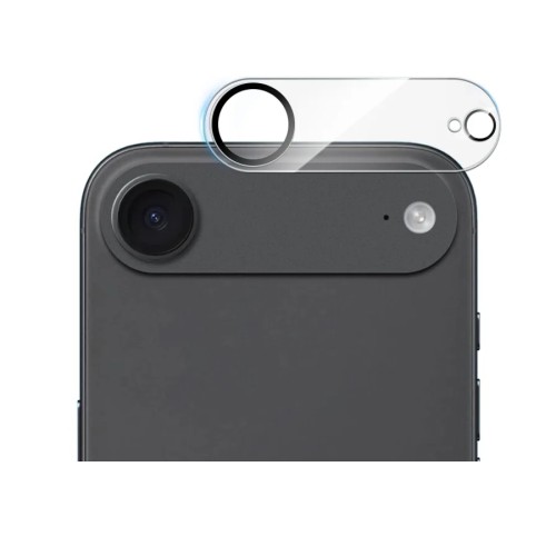 Tempered Glass / Τζαμάκι Προστασίας Κάμερας για iPhone Air - Διάφανο με Μαύρο Περίγραμμα