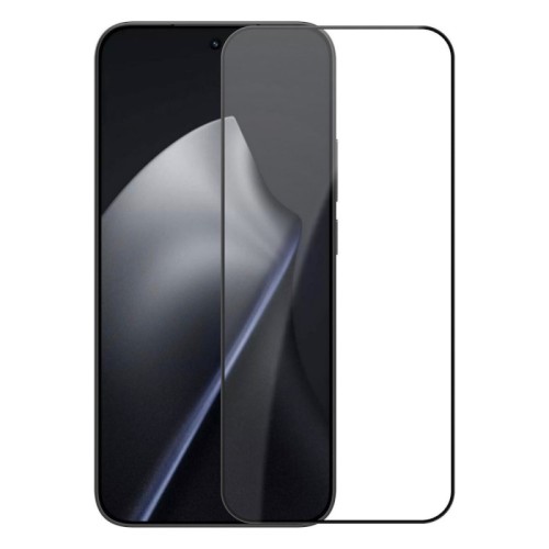 Tempered Glass FULL GLUE για Xiaomi 15T Pro - Μαύρο Πλαίσιο