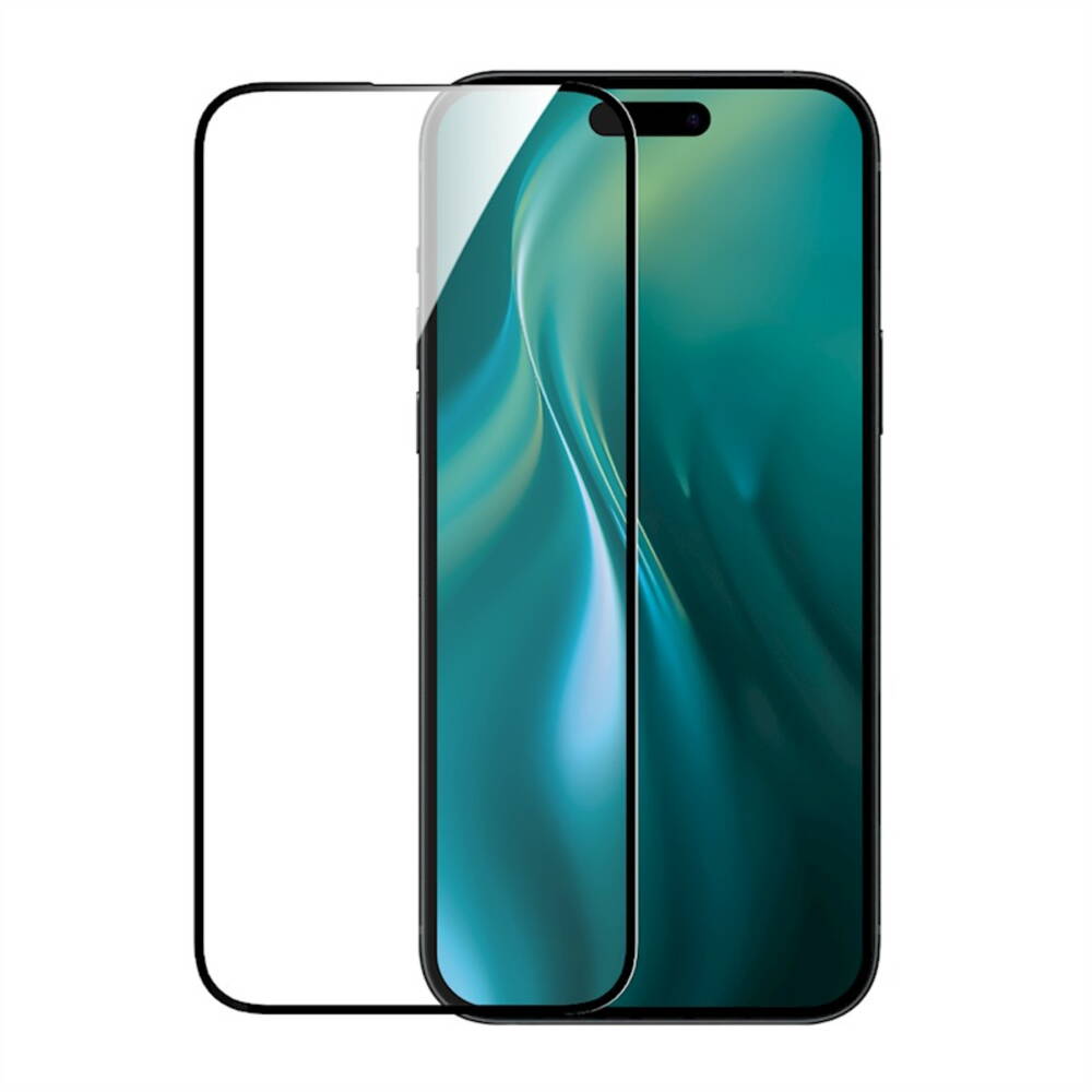 9D Premium Tempered Glass / Τζαμάκι Προστασίας FULL GLUE για iPhone Air - Μαύρο