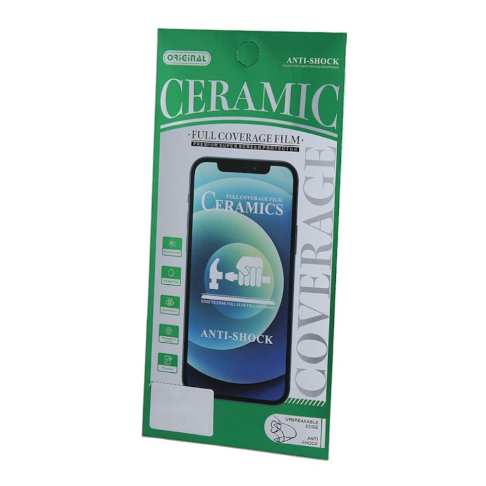 Μεμβράνη Προστασίας Ceramic FULL GLUE για Xiaomi Redmi A5 - Μαύρο Πλαίσιο