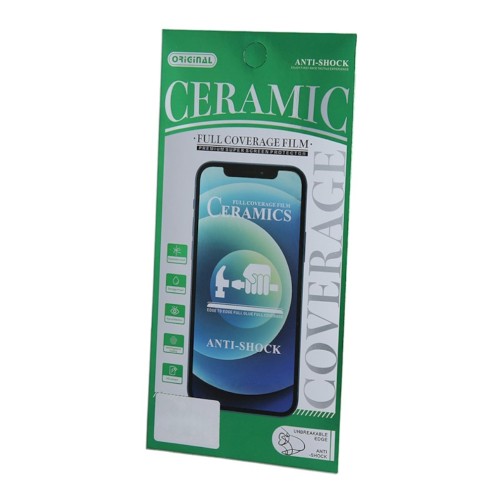 Μεμβράνη Προστασίας Ceramic FULL GLUE για Xiaomi Redmi A5 - Μαύρο Πλαίσιο