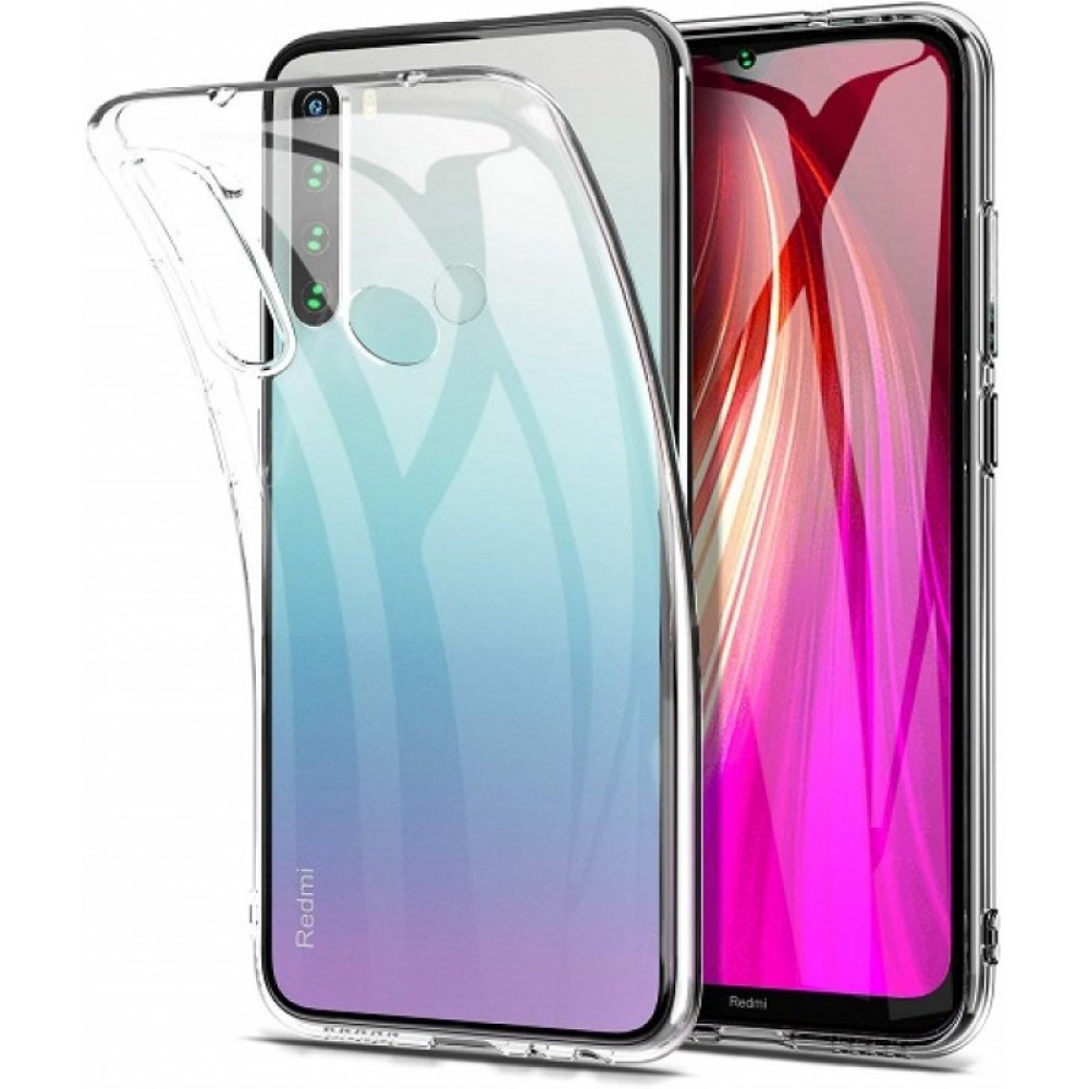 Θήκη TPU Σιλικόνης 1 mm για Redmi Note 8 - Διάφανη