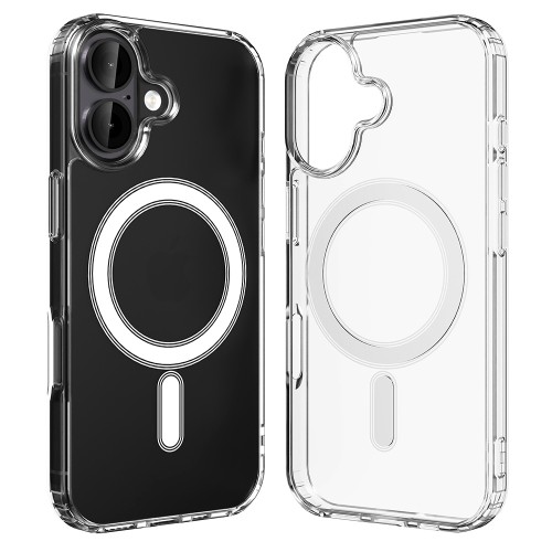 Θήκη TPU Σιλικόνης 1.5mm με Ενισχυμένες Γωνίες και MagSafe για iPhone 17 - Διάφανο