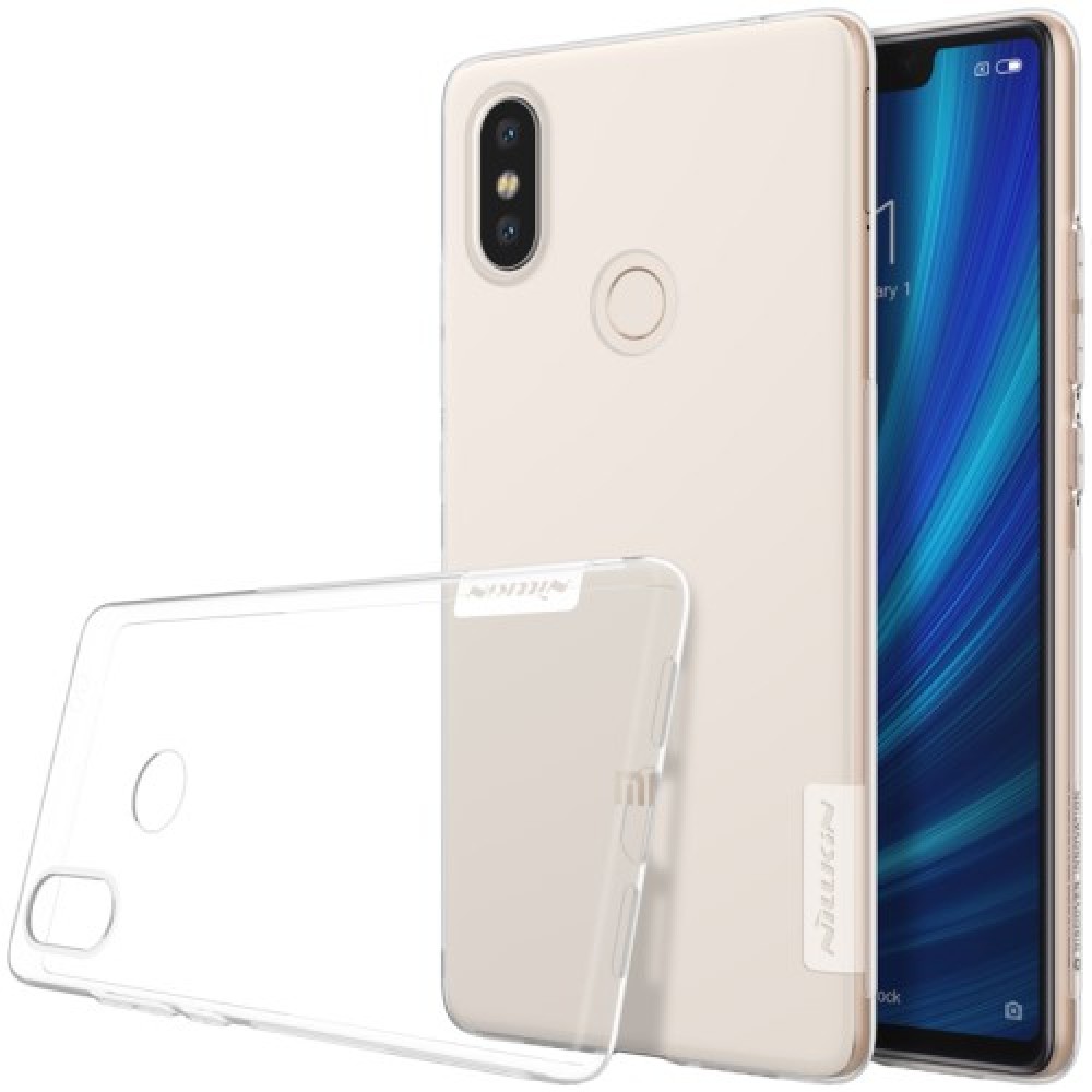 Θήκη Nillkin TPU Σιλικόνης με Διαγώνιες Γραμμές για Xiaomi Mi 8 SE - Διάφανη