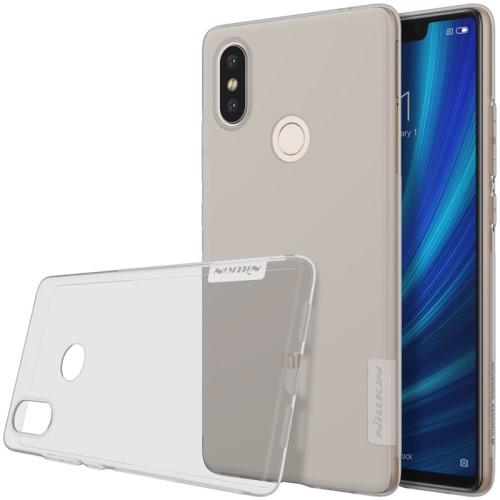 Θήκη Nillkin TPU Σιλικόνης με Διαγώνιες Γραμμές για Xiaomi Mi 8  SE - Διάφανη Γκρι