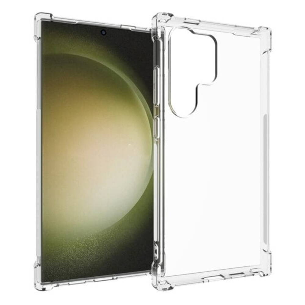 Θήκη TPU Σιλικόνης GREEN ON με Ενισχυμένες Γωνίες για Samsung Galaxy S25 Ultra - Διάφανη