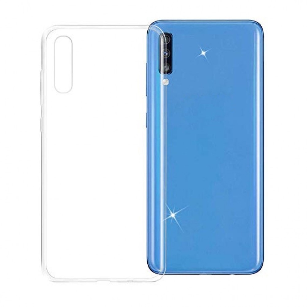 Θήκη TPU Σιλικόνης 1mm για Galaxy A70 - Διάφανη