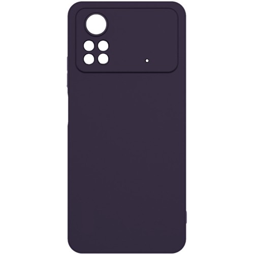 Θήκη TPU Σιλικόνης με Υφασμάτινη Επένδυση για Xiaomi Poco X4 Pro 5G - Σκούρο Μπλε