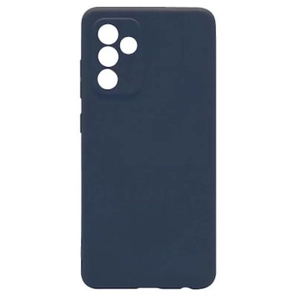 Θήκη TPU Σιλικόνης με Υφασμάτινη Επένδυση για Samsung Galaxy A26 - Σκούρο Μπλε