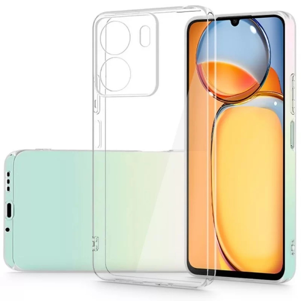 Θήκη TPU Σιλικόνης 2mm για Xiaomi Redmi 13C / Poco C65 - Διάφανο