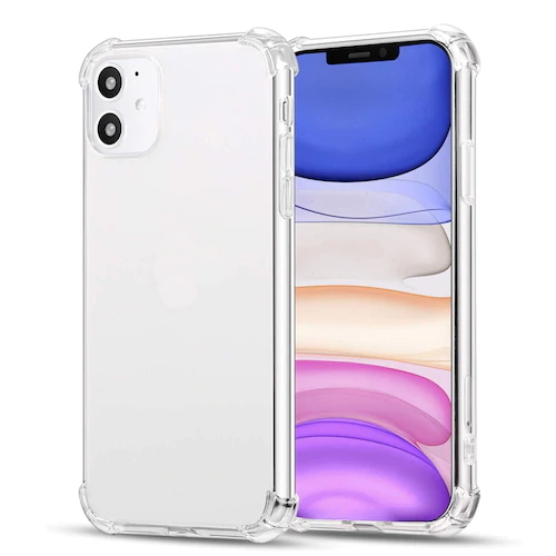 Θήκη TPU Σιλικόνης με Ενισχυμένες Γωνίες για iPhone 12 / 12 Pro - Διάφανη