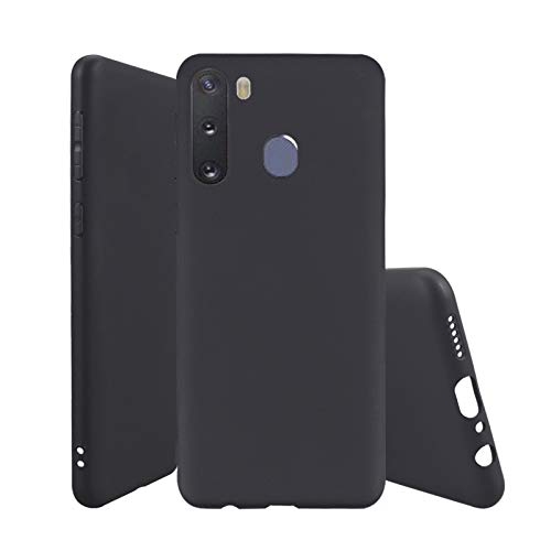 Θήκη TPU Σιλικόνης για Samsung Galaxy A21 - Μαύρο Ματ
