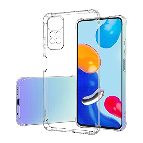 Θήκη TPU Σιλικόνης 1.5mm με Ενισχυμένες Γωνίες για Xiaomi Redmi Note 11 4G / Note 11s 4G - Διάφανο