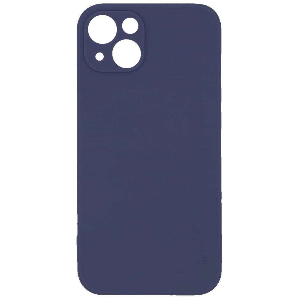 Θήκη TPU Σιλικόνης με Υφασμάτινη Επένδυση για iPhone 13 Pro - Μπλε