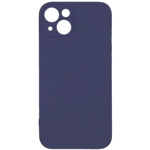Θήκη TPU Σιλικόνης με Υφασμάτινη Επένδυση για iPhone 13 Pro - Μπλε