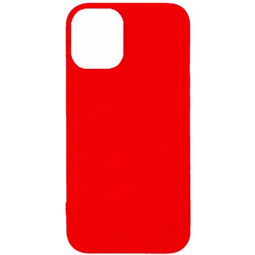 Θήκη TPU Σιλικόνης με Υφασμάτινη Επένδυση για iPhone 13 Pro - Κόκκινο