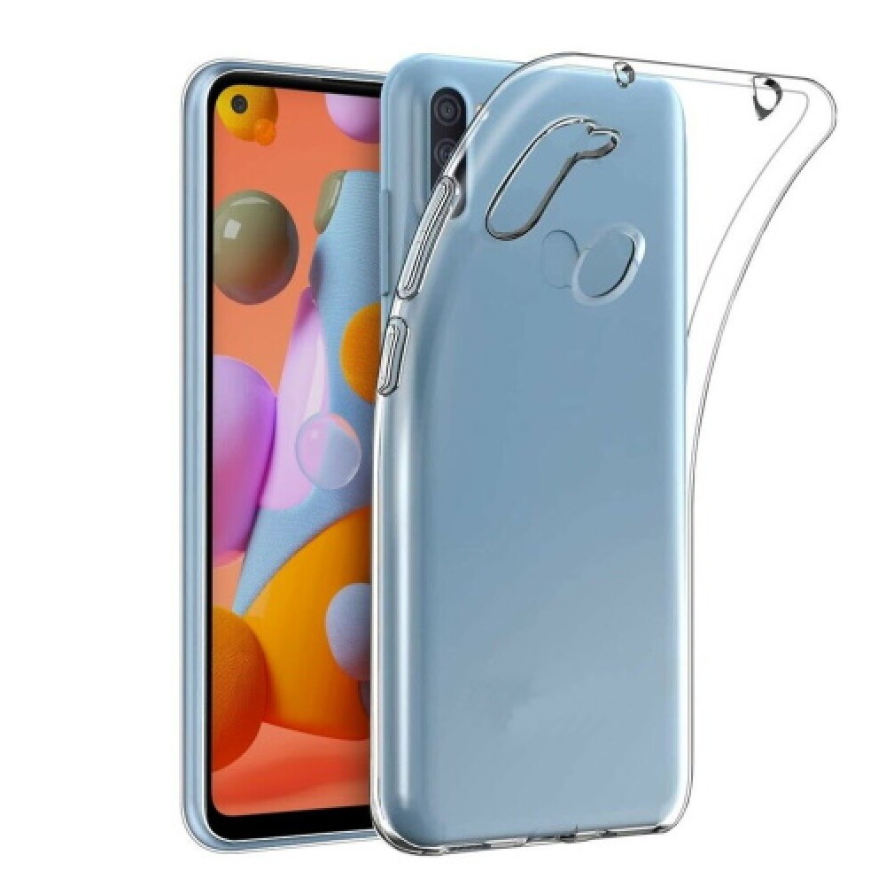 Θήκη TPU Σιλικόνης 1 mm για Galaxy A11 - Διάφανη