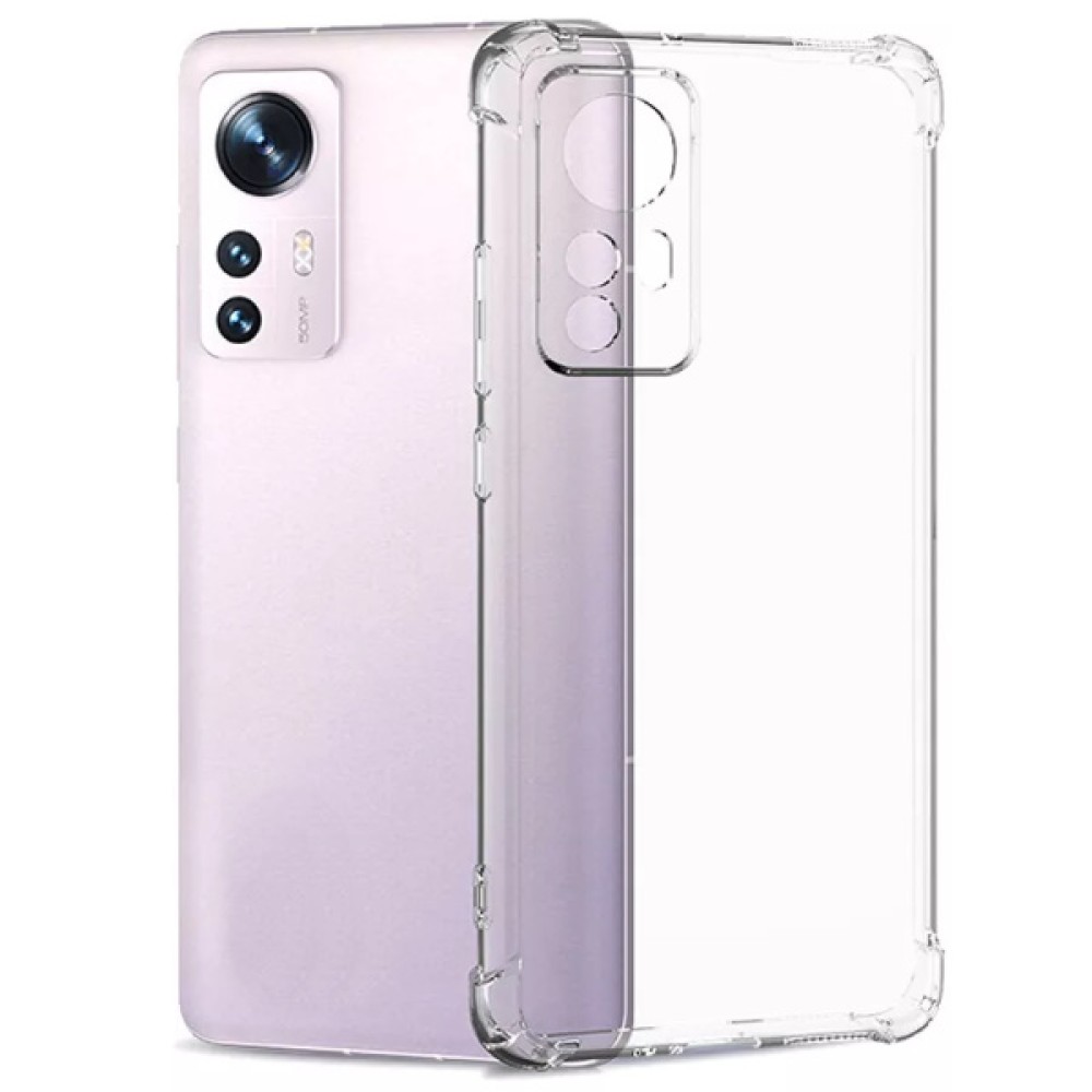 Θήκη TPU Σιλικόνης με Ενισχυμένες Γωνίες για Xiaomi 12 Pro 5G / 12s Pro 5G - Διάφανο