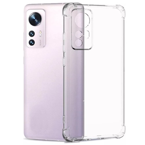 Θήκη TPU Σιλικόνης με Ενισχυμένες Γωνίες για Xiaomi 12 Pro 5G / 12s Pro 5G - Διάφανο