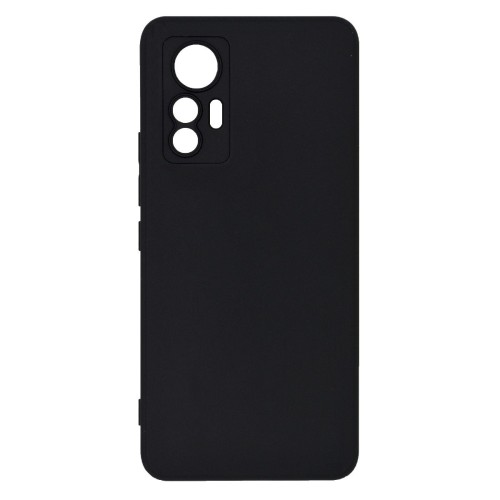 Θήκη TPU Σιλικόνης με Υφασμάτινη Επένδυση για Xiaomi Redmi Note 12s - Μαύρο