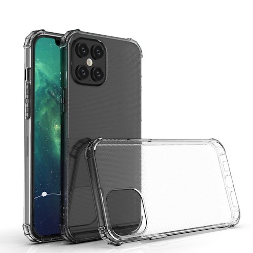 Θήκη TPU Σιλικόνης GREEN ON με Ενισχυμένες Γωνίες για iPhone 13 Pro - Διάφανη