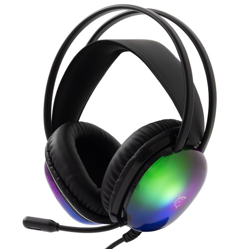 White Shark Ακουστικά με Μικρόφωνο Stereo Gaming Headset GH-2444 Peacock - Μαύρο