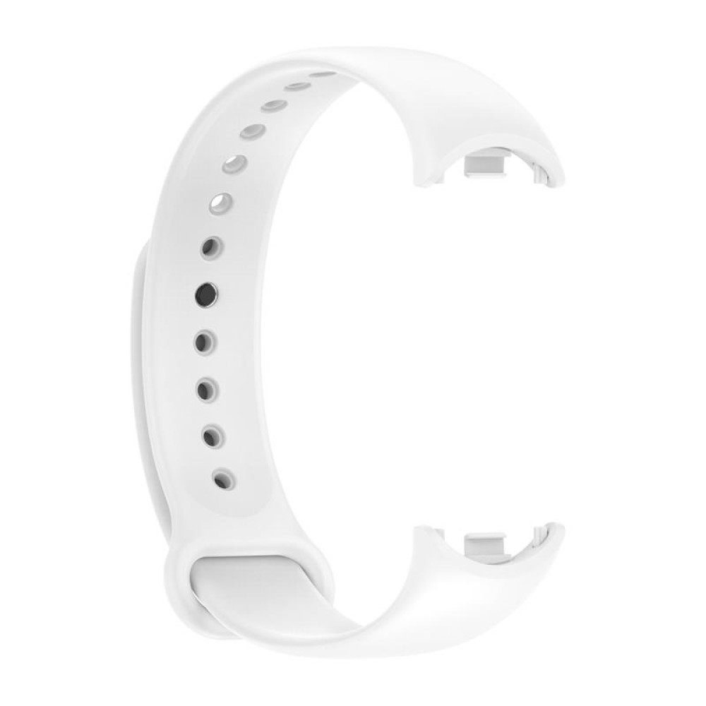 Λουράκι TPU Σιλικόνης για Xiaomi Mi Band 8 / 9 / 10 / 11 - Λευκό