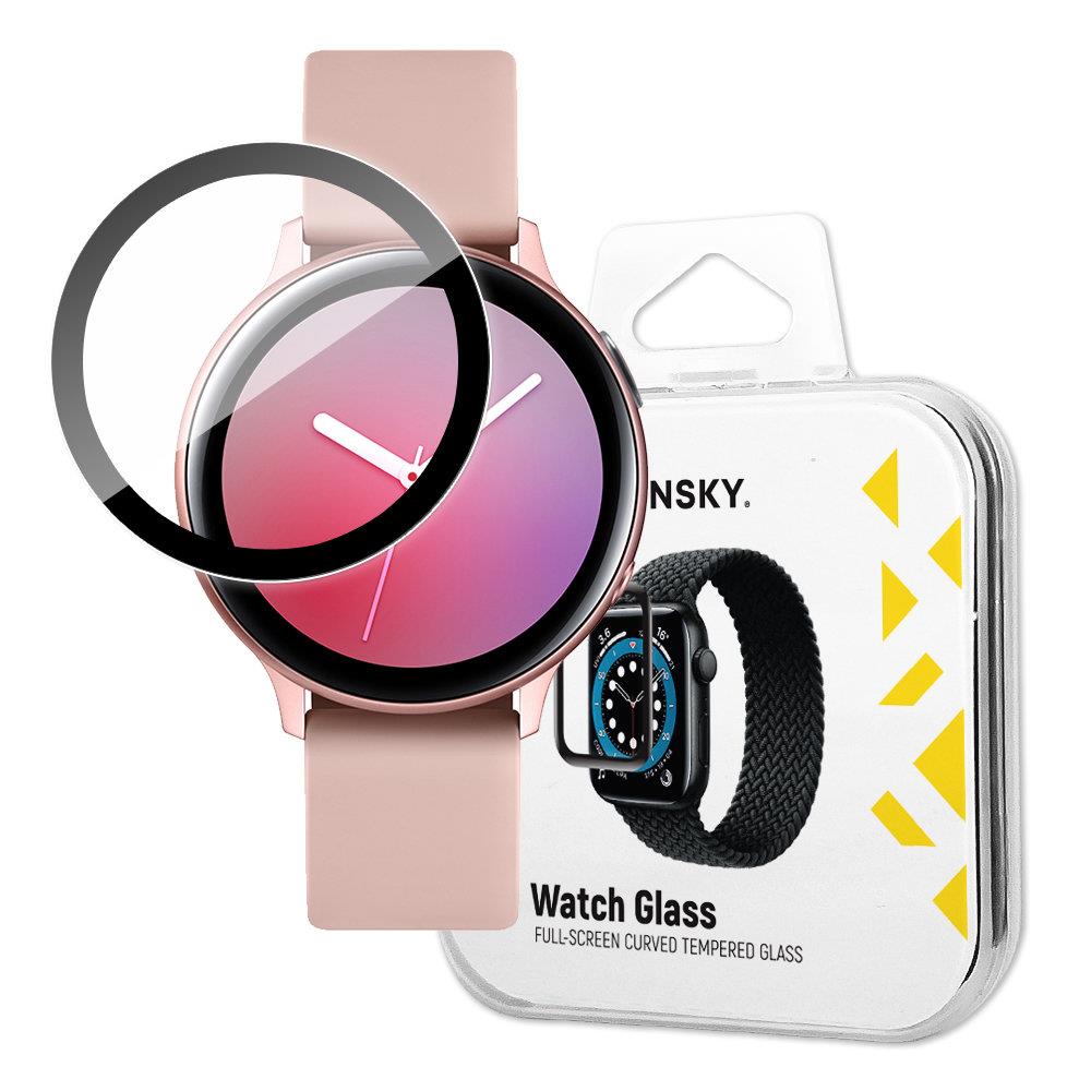Wozinsky Hybrid Tempered Glass - Τζαμάκι Προστασίας για Samsung Galaxy Watch Active 2 44mm - Μαύρο