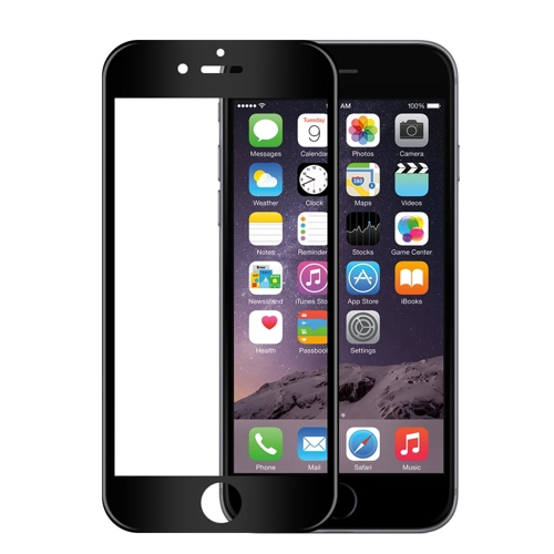 Tempered Glass Wozinsky FULL GLUE με Περιμετρική Σιλικόνη για iPhone 6 Plus / 6s Plus - Μαύρο Πλαίσιο