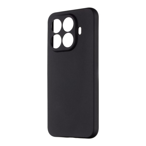 Θήκη TPU Σιλικόνης με Υφασμάτινη Επένδυση για Xiaomi 15T Pro - Μαύρη