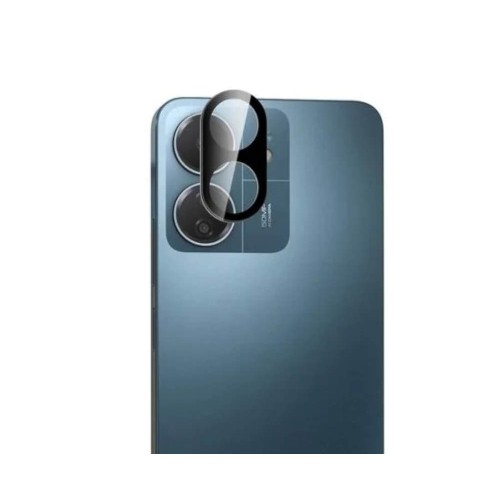 Tempered Glass / Προστατευτικό Τζαμάκι Κάμερας για Xiaomi Redmi 13C 4G / 5G - Μαύρο